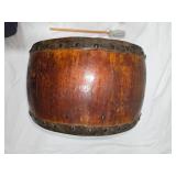 Late 1800s Korean War Drum