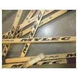 MYLEC HOCKEY NET AND STICKS