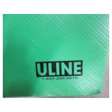 ULINE ASSORTED PLASTIC BOXES WITH HANDLES