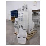 PALLET OF PLASTIC TOTES