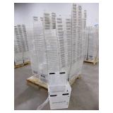 PALLET OF PLASTIC TOTES