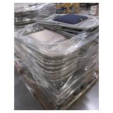 FOLDING CHAIRS WITH CUSHIONED SEATS