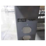 U-LINE PACKING TABLES WITH WOODEN TOPS