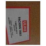 U-LINE/ GLOBAL PACKING TABLES WITH HUTCHES