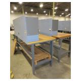 U-LINE/ GLOBAL PACKING TABLES WITH HUTCHES