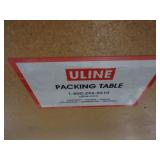 U-LINE/ GLOBAL PACKING TABLES WITH HUTCH TOPS