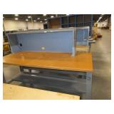U-LINE/GLOBAL PACKING TABLES WITH HUTCH TOPS