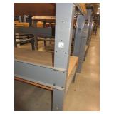 U-LINE/GLOBAL PACKING TABLES WITH HUTCH TOPS