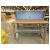 U-LINE / GLOBAL PACKING TABLES WITH HUTCH TOPS