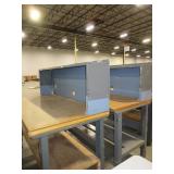 U-LINE / GLOBAL PACKING TABLES WITH HUTCH TOPS
