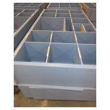 PALLETS OF WOODEN HUTCH TOPS
