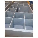 PALLETS OF WOODEN HUTCH TOPS