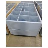 PALLETS OF WOODEN HUTCH TOPS