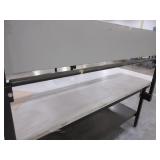 SHIPPING/SORTING TABLES WITH HEIGHT ADJUSTABLE LEGS AND TOP