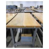 U-LINE ADJUSTABLE HEIGHT PACKING TABLES