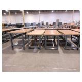GLOBAL, ADJUSTABLE HEIGHT PACKING TABLES