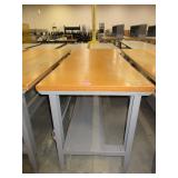 U-LINE ADJUSTABLE HEIGHT PACKING TABLES