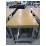 U-LINE ADJUSTABLE HEIGHT PACKING TABLES