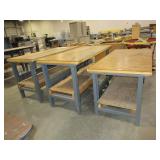 GLOBAL, ADJUSTABLE HEIGHT PACKING TABLES