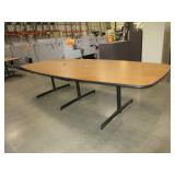 STEELCASE CONFERENCE TABLE WITH CORD MANAGEMENT