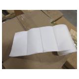 DIRECT PRINT PERFORATED WHITE LABELS