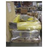 YELLOW METAL BOLLARDS