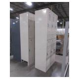 PENCO, NUMBERED,  6 BANK LOCKER UNITS