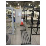 EMCO, BLACK METAL, EXTRA LONG COAT RACK