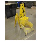 RUBBERMAID SCRUB BUCKET AND CAUTION SIGNS