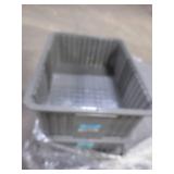 LEWIS BINS BLUE AND GREY DIVIDER BOXES WITH LIDS