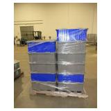 LEWIS BINS BLUE AND GREY DIVIDER BOXES WITH LIDS