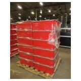 LEWIS BINS RED DIVIDER BOXES WITH LIDS