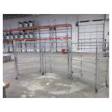 CARI-ALL STAINLESS STEEL ROLLING CARTS