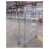 CARI-ALL STAINLESS STEEL ROLLING CARTS