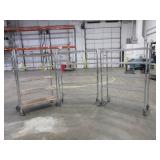 CARI-ALL STAINLESS STEEL ROLLING CARTS
