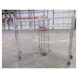 CARI- ALL STAINLESS STEEL ROLLING CARTS