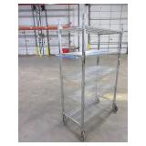 CARI- ALL STAINLESS STEEL ROLLING CARTS