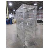 NEXEL STAINLESS STEEL ROLLING METAL CAGE