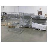 CARI-ALL STAINLESS STEEL SHELVING UNITS- 22 COMPLETE UNITS