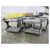 AKRO-MILS, GRAY PLASTIC, ROLLING UTILITY CARTS