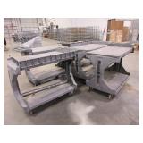 AKRO-MILS, GRAY PLASTIC, ROLLING UTILITY CARTS