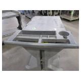 AKRO-MILS, GRAY PLASTIC, ROLLING UTILITY CARTS