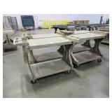 AKRO-MILS, ASSORTED, BEIGE PLASTIC UTILITY CARTS