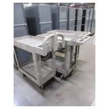 RUBBERMAID ROLLING UTILITY CARTS