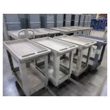 RUBBERMAID ROLLING UTILITY CARTS