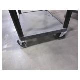 LUXOR BLACK ROLLING CARTS WITH POWER STRIPS