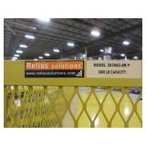 YELLOW, STEEL, ROLLING STORAGE CART - HEAVY DUTY