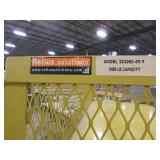 RELIUS, YELLOW, STEEL, HEAVY DUTY ROLLING CART.