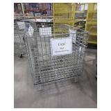 U-LINE COLLAPSABLE, WIRE CONTAINERS WITH CASTERS