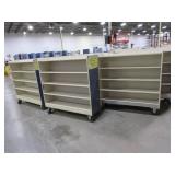 HEAVY DUTY ROLLING CARTS IN VARIOUS STATES OF REPAIR AND ASSORTED COLORS
